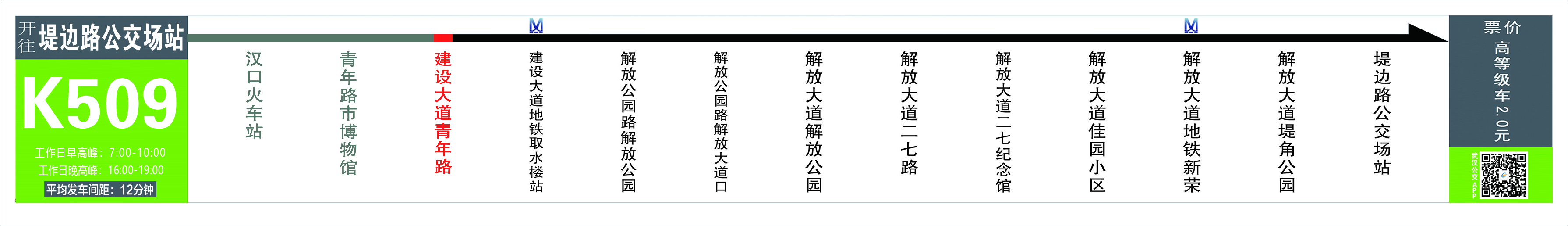 武汉20条大站快线路线、运营时间、站点及票价